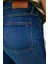 Kadın Orta Yüksel Bel Bootcut Fit Jean Pantolon - Mavi 4