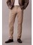 Erkek Slim Fit Esnek Kumaşlı Chino Pantolon - Bej 1