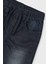Erkek Çocuk Beli Lastikli 5 Cepli Jogger Jean Pantolon - Siyah 3