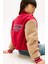 Kız Çocuk Regular Fit Harf Apilkeli Kolej Ceket - Kırmızı 5