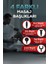 Titreşimli Masaj Tabancası 4 Başlıklı Siyah 8
