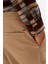 Erkek Austin Slim Fit Klasik Chino Pantolon - Bej 4