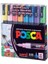 Posca 8'li Simli Su Bazlı Kalem Seti 0.9-1.3 mm Çok Amaçlı Kullanım için Uygun 3