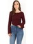 6552 (N-2034) Ispanyol Kol Bubble Raşel Crop Bluz 1