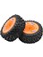 Wltoys Için 2pcs 124010 1/12 Rc Uzaktan Kumanda Araba Yedek Parçalar Lastik Setleri Drift Lastikleri, Arka Tekerlek, Turuncu (Yurt Dışından) 1