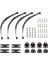 4pcs Sert Yaprak Yay Süspansiyon Paslanmaz Çelik Çubuk 1/10 Paletli Araba Eksenel SCX10 F350 RC4WD D90 Tf2 Tamiya Kamyon (Yurt Dışından) 1