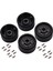 4pcs Metal 1.9 Inç Beadlock Tekerlek Hub 1/10 Rc Craıl Araç Axıal SCX10 90046 Traxxas Trx4 Tf2 RC4WD D90, Siyah (Yurt Dışından) 2