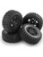110MM Rccar Kauçuk Lastikler 1/10 Kısa Kurs Kamyonu Için Tekerlek Jant Seti Arrma Senton-4x4 550 Mega/xlh 9125 Eğik Redcat/hsp, B (Yurt Dışından) 5