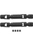 2pcs Wpl Henglong Için Metal Sürüş Şaftını Yükseltme 1/16 Rc Araç Parçaları Çevreleri Kamyon, Siyah (Yurt Dışından) 2