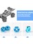 Alüminyum Alaşım 12MM Birleştirici Tekerlek Hub Hub Hex Adaptör Wltoys Için Yükseltmeler 144001 1/14 Rc Araba Yedek Parçaları, Mavi (Yurt Dışından) 4
