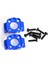Rc Araba Yükseltme Ön Blok C Koltuk Kiti Losi Için 1/18 Mini Lmt 4x4 Fırça Canavar Kamyon Rc Araba Yükseltme Parçaları Mavi (Yurt Dışından) 1
