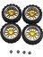4pcs 12MM Altı Tekerlek Jantlar ve Od 2.59 Inç Rc Için 1/10 Yol Touring Arabası, B (Yurt Dışından) 1