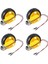 4pcs Dc 3-6V Elektrik Motorlu 4pcs Plastik Lastik Tekerlek Çift Mil Dişli Motor Dişli Motorlu Dıy Kit Akıllı Araba Kiti (Yurt Dışından) 1