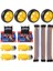4pcs Dc 3-6V Elektrik Motorlu 4pcs Plastik Lastik Tekerlek Çift Mil Dişli Motor Dişli Motorlu Dıy Kit Akıllı Araba Kiti (Yurt Dışından) 5