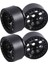 4pcs 1.9 Metal Beadlock 8 Yuvarlak Delik Tekerlek Hub Jant 1/10 Rc Prıger Axıal SCX10 90046 AXI03007 Trx4 Redcat D90, Siyah (Yurt Dışından) 2