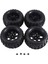 4pcs 125MM 1/10 Kısa Kurs Kamyon Lastik Lastiği Traxxas Slash Için 12MM Hex Arrma Senton Huanqi 727 Vkar, B (Yurt Dışından) 1