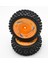 Wltoys Için 2pcs 124010 1/12 Rc Uzaktan Kumanda Araba Yedek Parçalar Lastik Setleri Drift Lastikleri, Ön Tekerlek, Turuncu (Yurt Dışından) 2