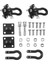 4pcs Römork Tepe Tepe Tow Talk Hook 1/10 Rc Rc Row Crawler Axıal SCX10 Traxxas Trx4 Tamiya D110 Rc Otomobil Kamyonu (Yurt Dışından) 2