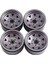 4pcs 1.9 Inç Metal Beadlock Tekerlek Göbeği 1/10 Rc Paletli Araba Trx4 Eksenel SCX10 90046 AXI03007 Redcat Gen8, Gri 8 (Yurt Dışından) 1