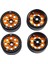 4pcs 1.9 Metal Beadlock 8 Yuvarlak Delik Tekerlek Hub Jant 1/10 Rc Prıger Axıal SCX10 90046 AXI03007 Trx4 Redcat D90, Altın (Yurt Dışından) 2