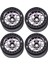 4pcs 1.9 Inç Metal Beadlock Tekerlek Göbeği 1/10 Rc Paletli Araba Trx4 Eksenel SCX10 Redcat Gen8, Gri 14 (Yurt Dışından) 3