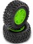 110MM Rccar Kauçuk Lastikler 1/10 Kısa Kurs Kamyonu Için Tekerlek Jant Seti Arrma Senton-4x4 550 Mega/xlh 9125 Slash Redcat/hsp, A (Yurt Dışından) 4