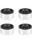 4pcs Derin Tabak Vagonu 1.9 Metal Beadlock Tekerlek Göbeği 1/10 Rc Paletli Eksenel SCX10 90046 Traxxas Trx4 RC4WD D90,4 (Yurt Dışından) 2