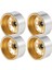 4pcs Derin Tabak Vagonu Metal 1.9 Beadlock Tekerlek Göbeği 1/10 Rc Için Trawler Eksenel SCX10 90046 Traxxas Trx4 RC4WD D90 (Yurt Dışından) 2