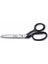 Rıza A4115-9 Tekstil / Yatık Regula Makası No: 9 Inç / 22,86 cm - Nikel Kaplama, Siyah Saplı 1