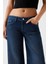 Kadın Slouchy Regular Fit Jean Pantolon - Koyu Mavi 4