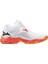 Wave Lightning Z8 Mıd Unisex Voleybol Ayakkabısı Beyaz / Turuncu 3