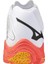 Wave Lightning Z8 Mıd Unisex Voleybol Ayakkabısı Beyaz / Turuncu 5
