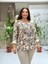 NC23721 Dijital Baskı Italyan Triko Bluz 3