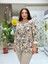 NC23721 Dijital Baskı Italyan Triko Bluz 4