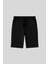 Siyah Standart Fit Basic Erkek Çocuk Şort - 11284 1