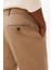Erkek Düz Kesim Klasik Chino Pantolon - Bej 4