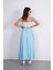 Tesettür Etek Uzun Çift Cepli Poplin Kumaş Beli Lastikli Iç Göstermez Etek Astarsız (90 Cm) 6