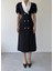 Reta Düğme Detaylı Elbise 2