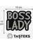 Taşlı Ütülenebilen Veya Sticker Olarak Kullanılabilen 'boss Lady' Yazı Modeli 1