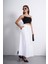 Tesettür Etek Uzun Çift Cepli Poplin Kumaş Beli Lastikli Iç Göstermez Etek Astarsız (90 Cm) 7