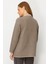 Kadın Polo Yaka Cebi Nakış Işlemeli Yün Hırka K.bej 3
