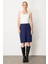 Kadın Triko Düz Basic Etek Lacivert 3