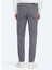 Antrasit Dokuma Slim Fit Casual Pamuk Karışımlı Pantolon 4