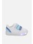Sun Işıklı Erkek Çocuk Beyaz/Mavi Sneaker 5