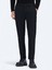 Siyah Dokuma Jogging Fit Casual Pantolon 2