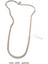 Kısa Italyan Çelik Kolye-45 cm - Gümüş 2