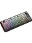 M75 Kablosuz 2.4ghz Kablosuz + Bt Çift Modlu Klavye LED Ekranlı Oyun Klavyesi ile Pbt Knob Rainbow 4