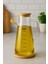Borosilikat 900 ml Yağlık Bohem Mutfak Dekoratif Yağlık Bambu Altlıklı ve Kapaklı Sızdırmaz 2