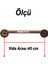 Çekme Kolu Tutma Kulpu Kulbu Çelik Dış Kapı Tutamağı Kol Sürgülü Kapı Mat Antik Sarı 40 cm 2