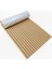 9448A Bantlı Açık Kahverengi (Gold) Eva Suni Teak (Tik) Deck Tekne, Yat, Havuz Kenarı ve Karavan Için Zemin Kaplaması 240 x 120 cm 2